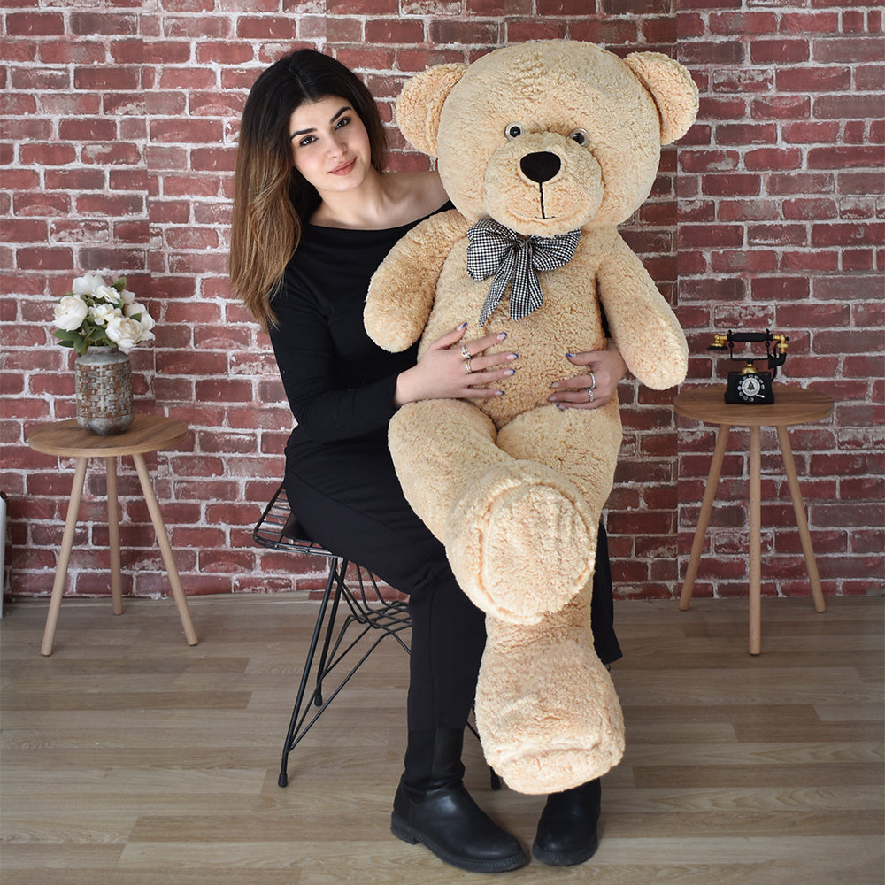 Pababo Teddybär mit Schleife – 130 cm