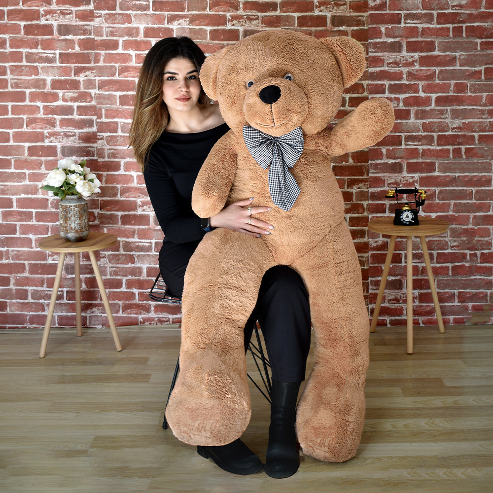Pababo Teddybär mit Schleife – 130 cm