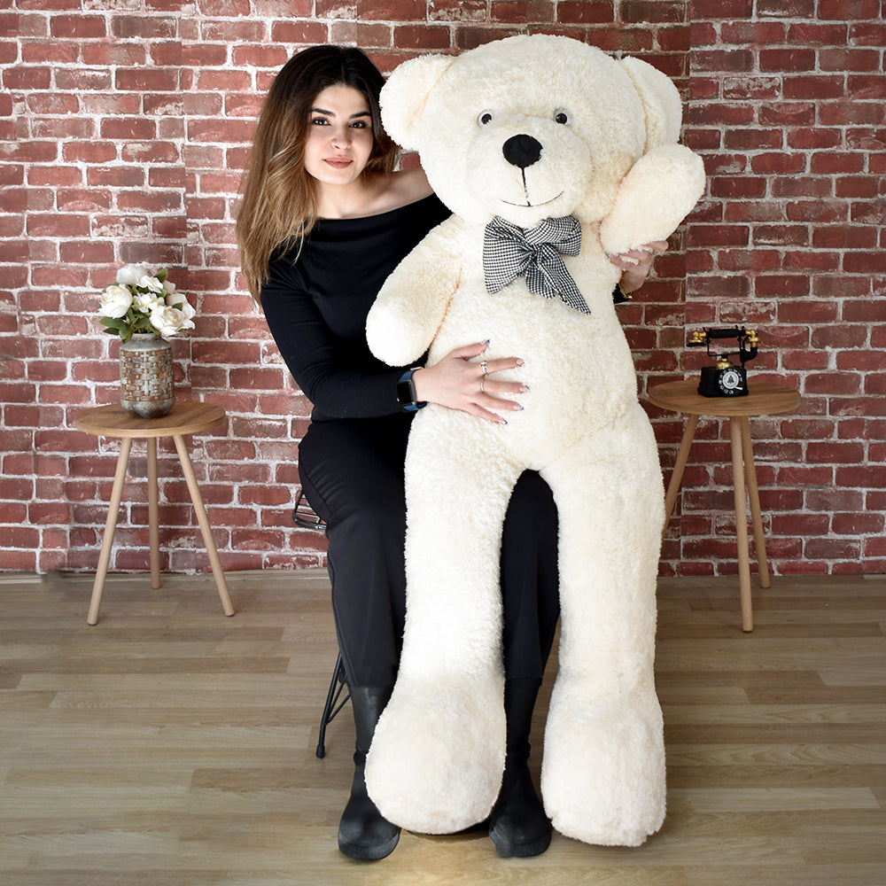 Pababo Teddybär mit Schleife – 130 cm