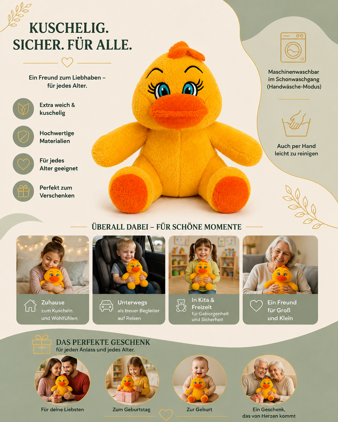Pababo Plüschtier – 25 cm