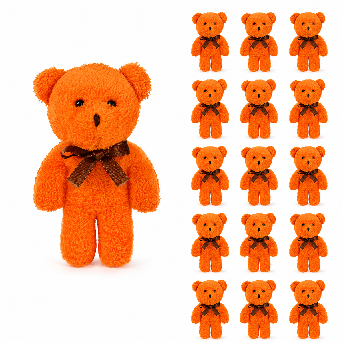 Pababo Teddy-Schlüsselanhänger – 13 cm (15er-Set)
