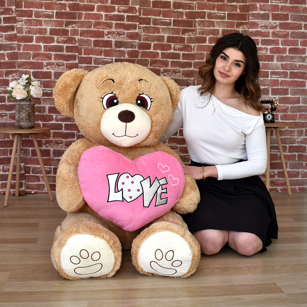 Pababo Teddybär mit Herz – 150 cm